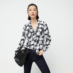 ❌SOLD❌ J.Crew Drapey Tie-Neck Top